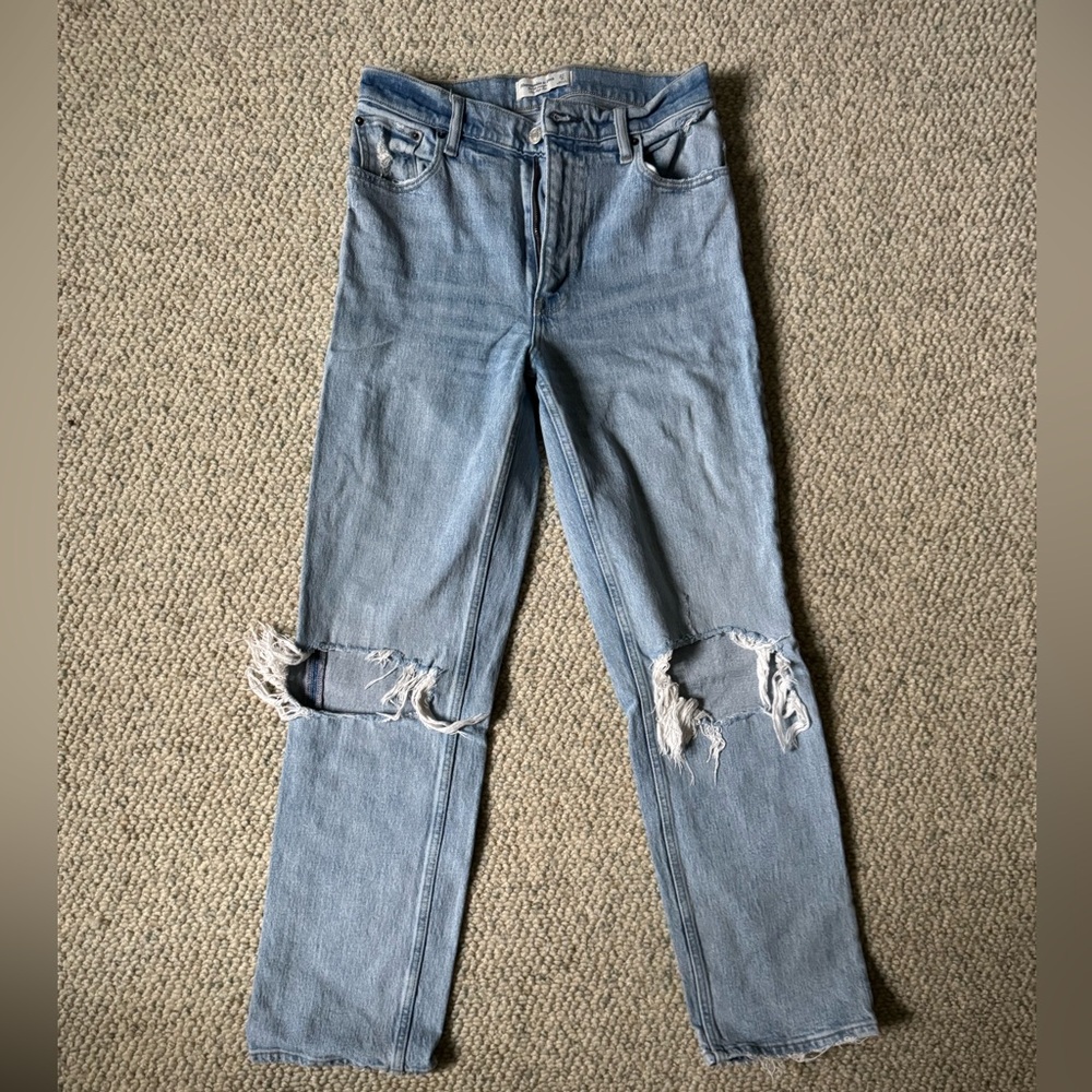 Abercrombie & Fitch Ultra High Rise 90s Straight Size 4